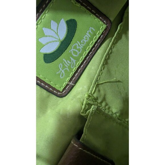 Lily Bloom Navy & White Striped Crossbody Bag With Adjustable Beige Strap Functi - Picture 5 of 6